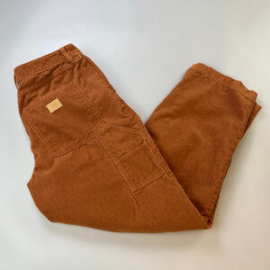 Vans Brown Corduroy Carpenter Pants Men’s 30 Skater Street Gorp Reinforced Knee